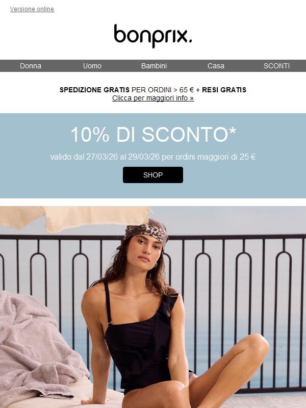 10% di sconto | Costumi interi neri dalla vestibilità perfetta 🖤