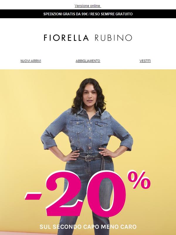 -20% sul secondo capo: crea il tuo look perfetto 💙