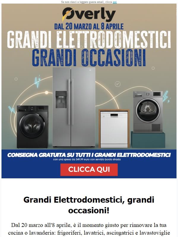 🚚 Consegna Gratuita su tutti i Grandi Elettrodomestici