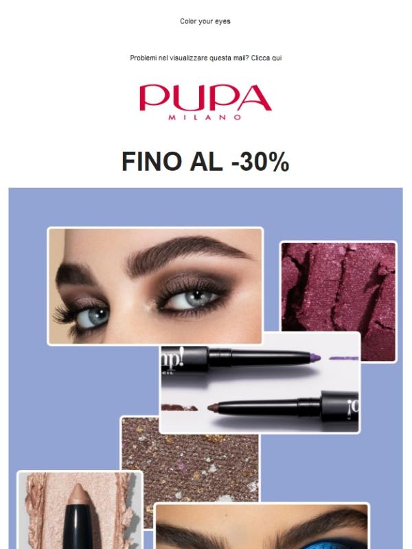 Fino al -30% di sconto sul mondo Make-up Occhi 👀