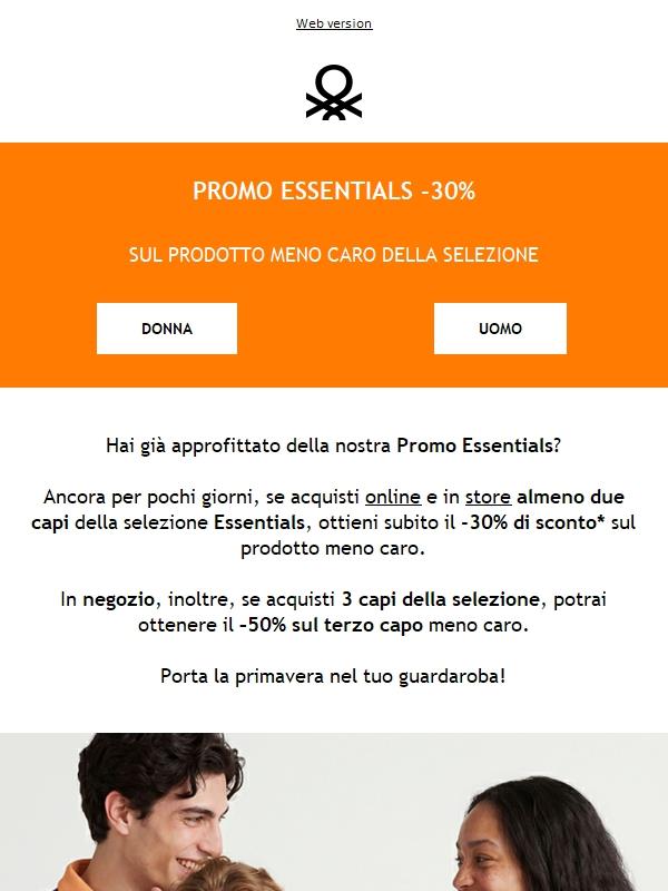 Promo Essentials -30% continua