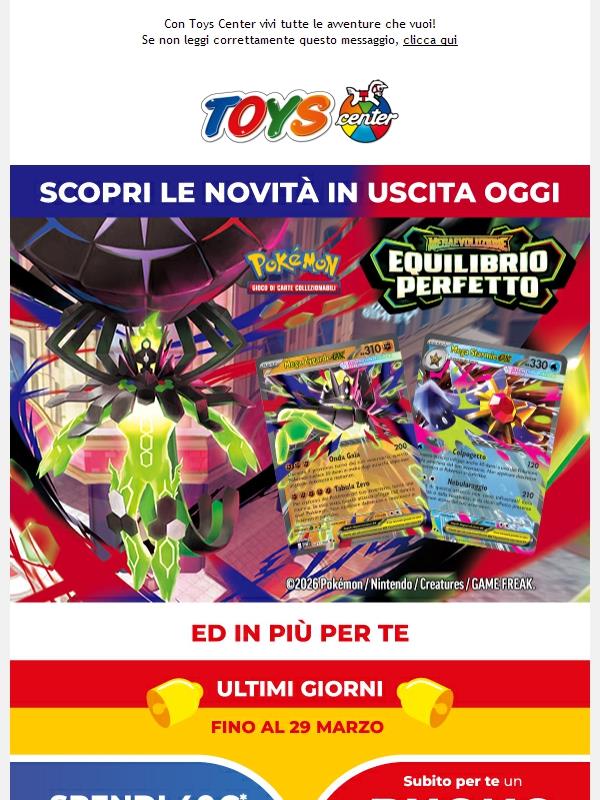 ⏰⚡ Ultimi giorni promo Pokémon! Scopri le nuove uscite, per te un buono 10€!