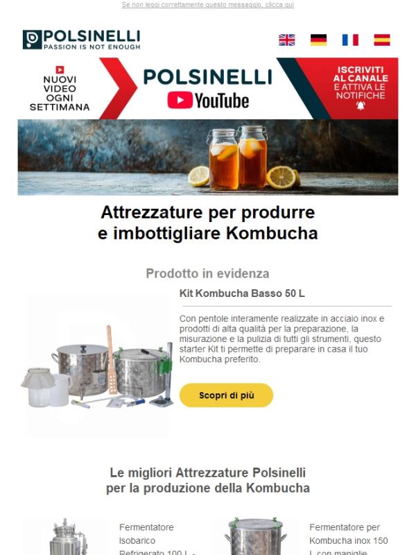 Brinda alla primavera: Kombucha perfetta con Polsinelli🍹