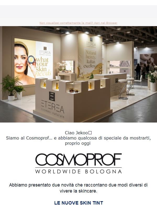 Finalmente siamo all Cosmoprof