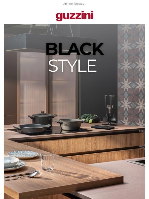 BLACK STYLE | Il minimalismo contemporaneo in cucina