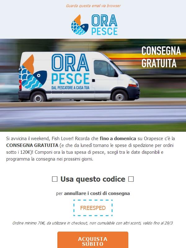 Verso la fine di marzo ⏳, Fish Lover! Se ordini entro domenica la consegna è gratuita!