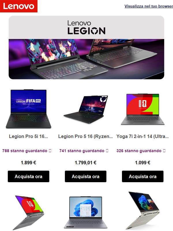 Nuove scelte personalizzate solo per te!