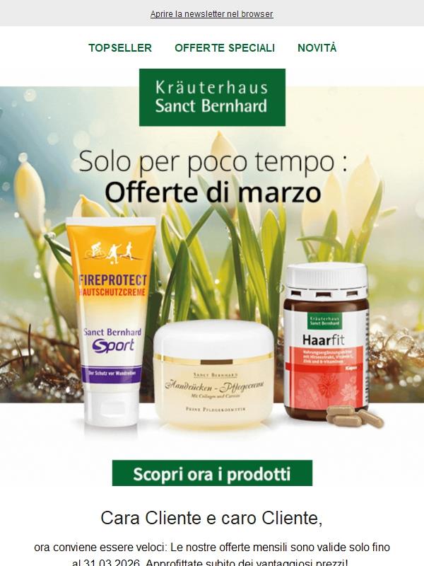 Non perdete l'occasione: Offerte di marzo ⏳