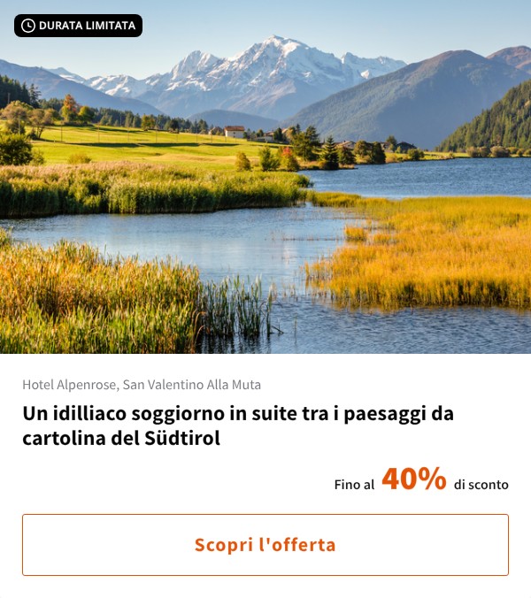 Un idilliaco soggiorno in suite tra i paesaggi da cartolina del Südtirol