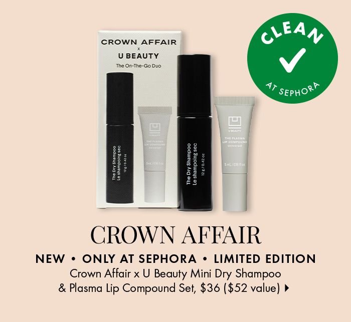 Crown Affair Crown Affair x U Beauty Mini Dry Shampoo & Plasma Lip Compound Set