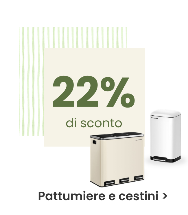 Pattumiere e cestini