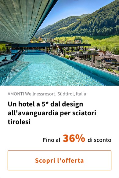 Un hotel a 5* dal design all'avanguardia per sciatori tirolesi