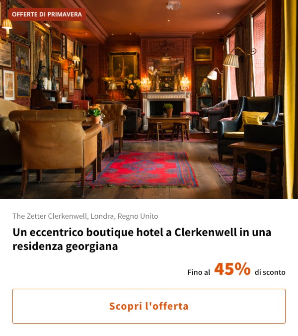 Un eccentrico boutique hotel a Clerkenwell in una residenza georgiana