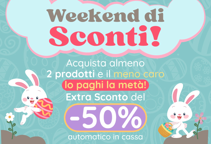 Questo è un Weekend di Sconti eccezzionali