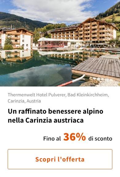 Un raffinato benessere alpino nella Carinzia austriaca