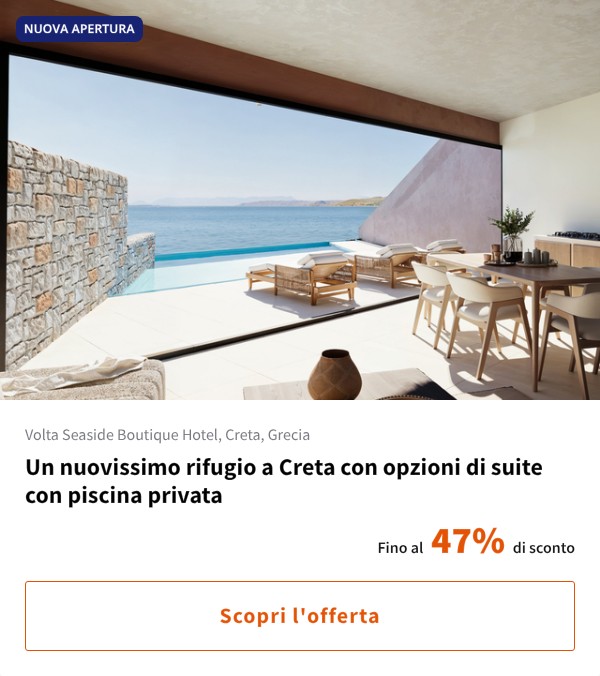 Un nuovissimo rifugio a Creta con opzioni di suite con piscina privata