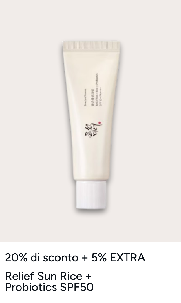 Beauty of Joseon Relief Sun Crème Solaire Riz + Probiotiques SPF50+ [50 ml]