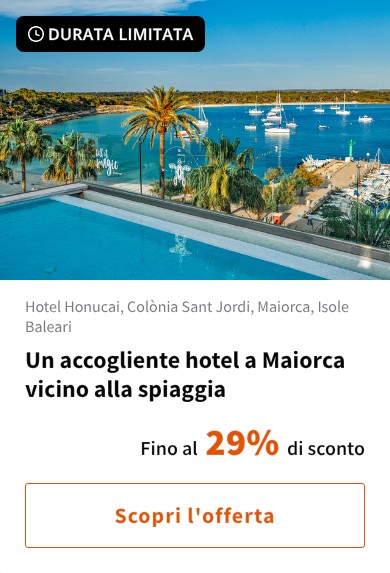 Un accogliente hotel a Maiorca vicino alla spiaggia