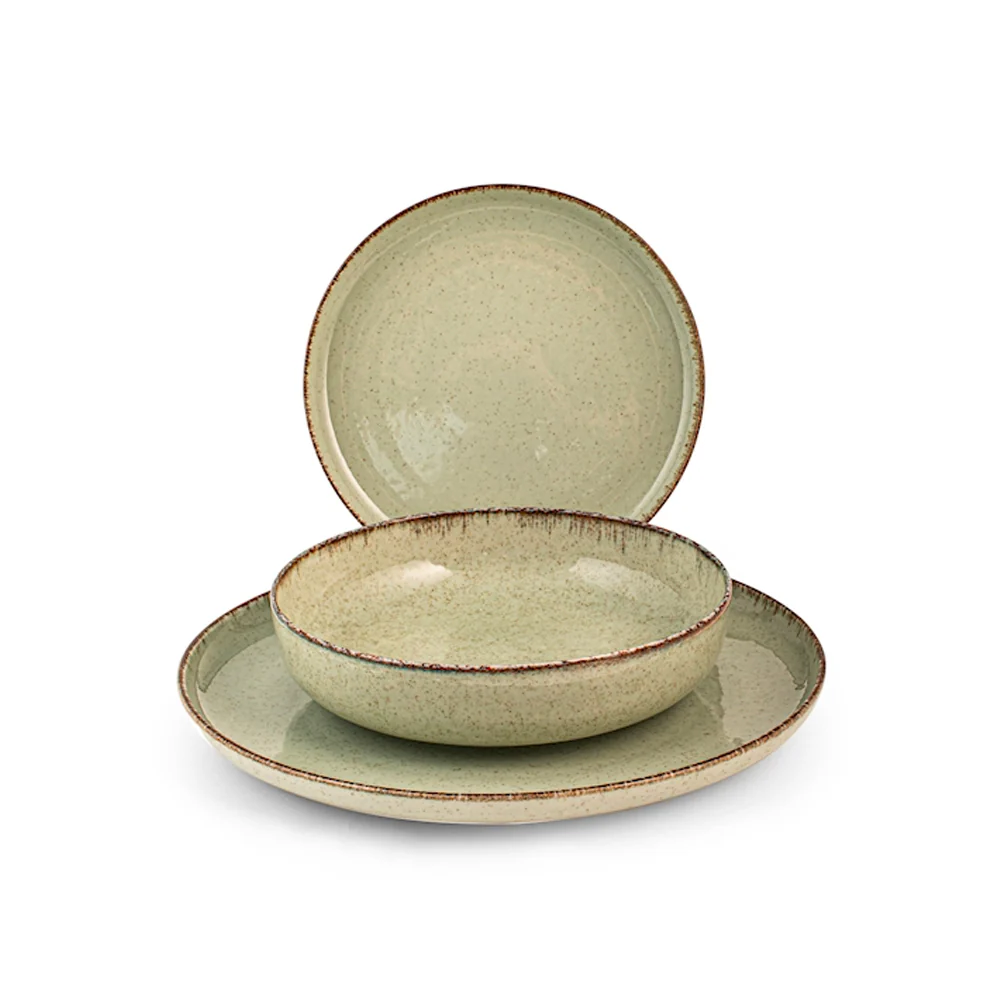 Pearl Servizio Tavola In Porcellana Set 12 Pz