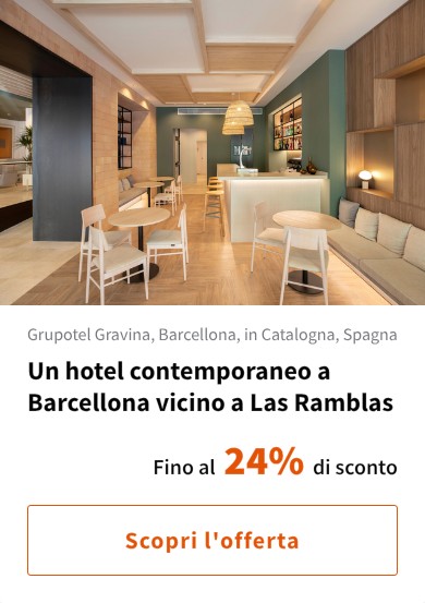 Un hotel contemporaneo a Barcellona vicino a Las Ramblas
