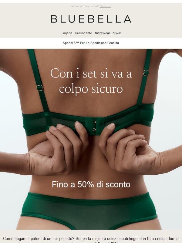 scegli il set perfetto a un prezzo scontato