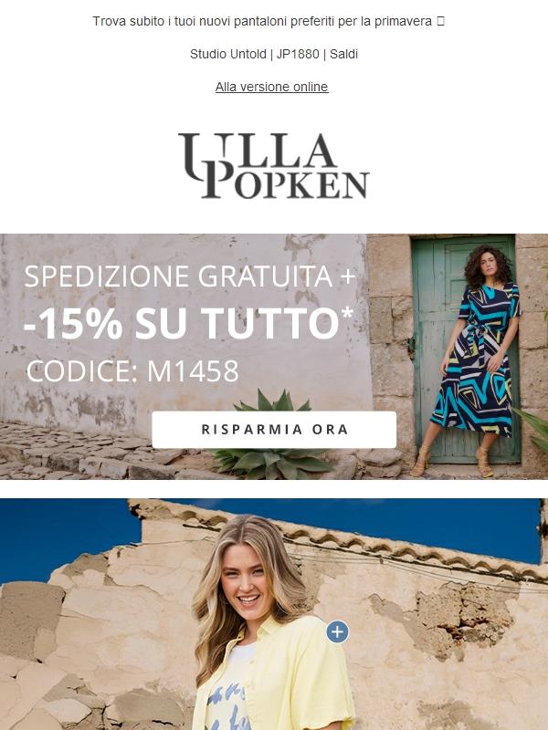🎯 La combo perfetta: 15% di sconto + spedizione gratuita