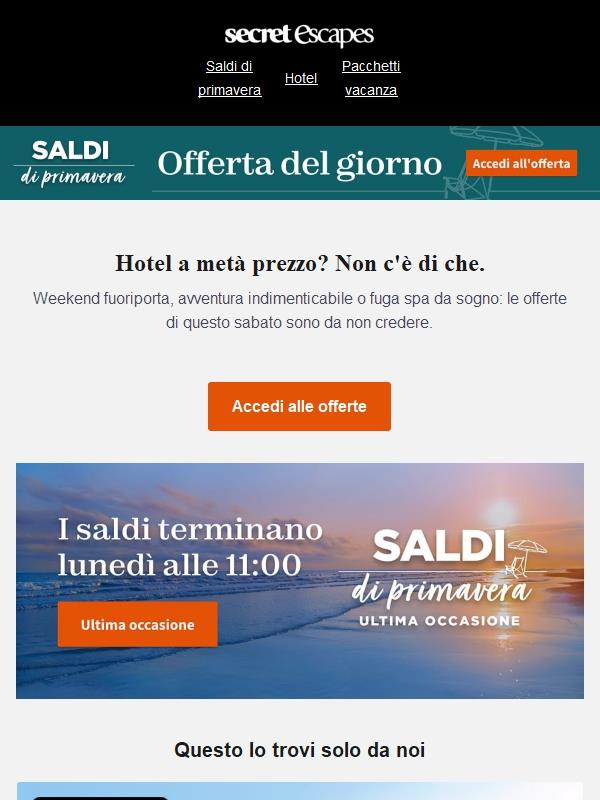 Mare o montagna? La scelta è tua, il prezzo è imbattibile