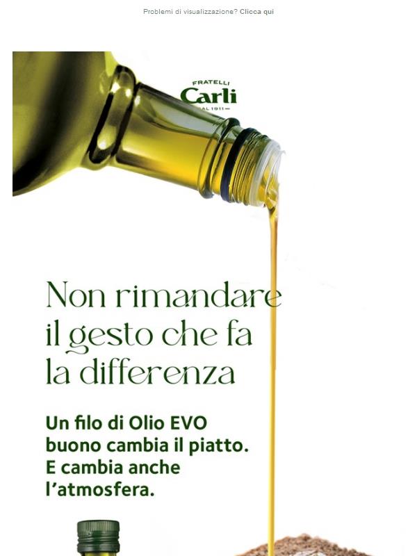 Ultimi giorni per l’Olio EVO fino a 23€ di sconto