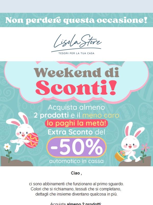 🏠 Scegli, abbina, rinnova: questo weekend è tutto per la tua casa