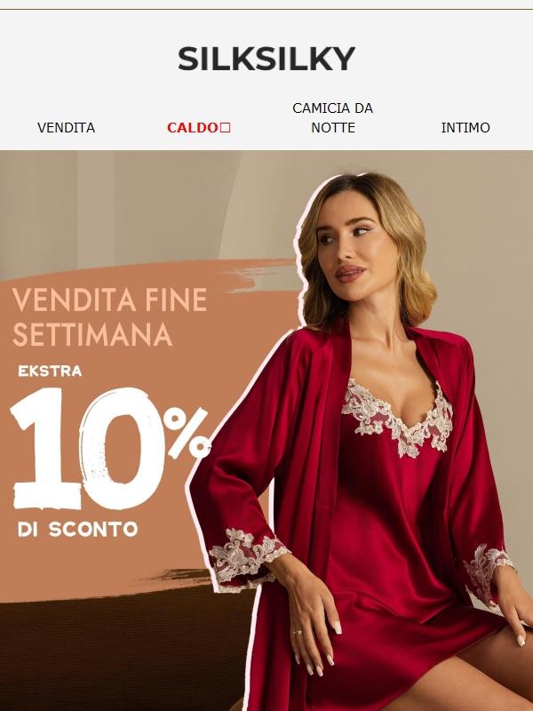 Your Silk Weekend Starts Now. 🌤️