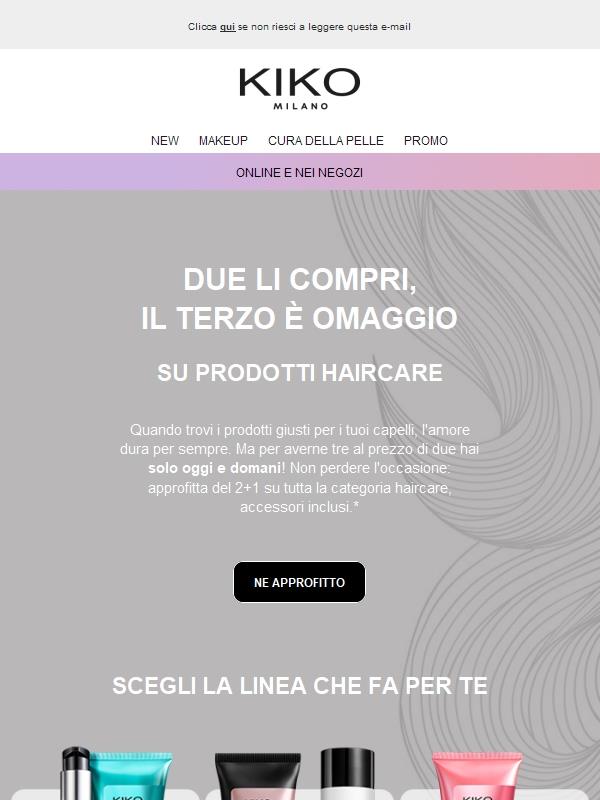 Haircare 2+1: ricevi il tuo omaggio 🤍