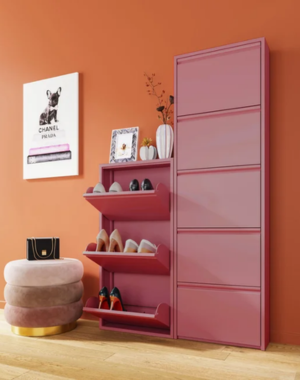 Scarpiera Caruso 5 rosa