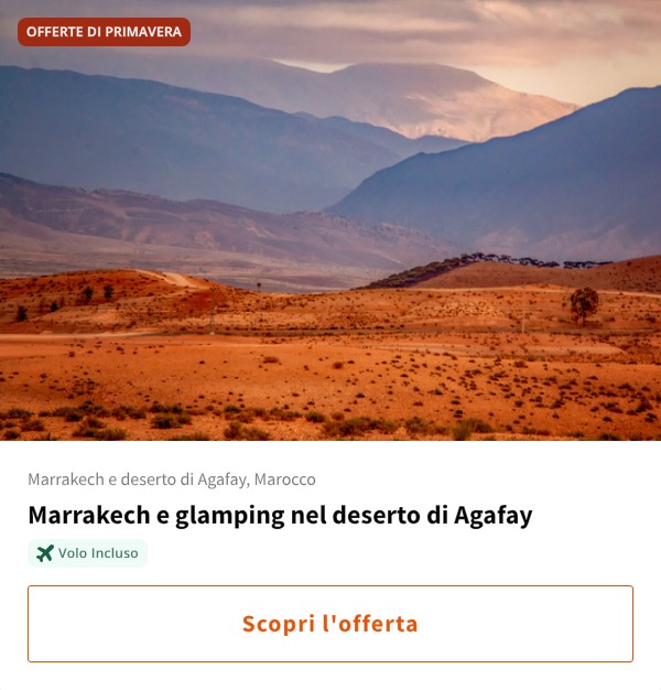 Marrakech e glamping nel deserto di Agafay