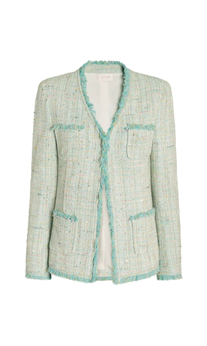 Jacket with fringes
