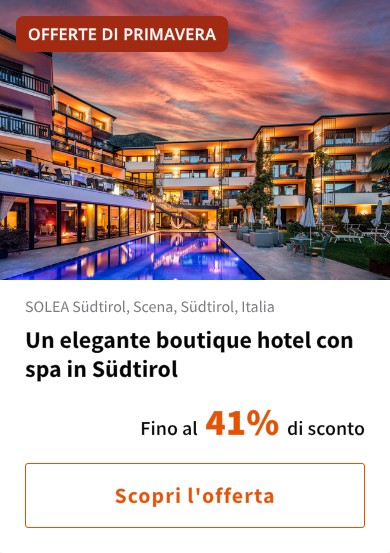 Un elegante boutique hotel con spa in Südtirol