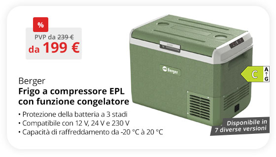 Frigo a compressore EPL con funzione congelatore