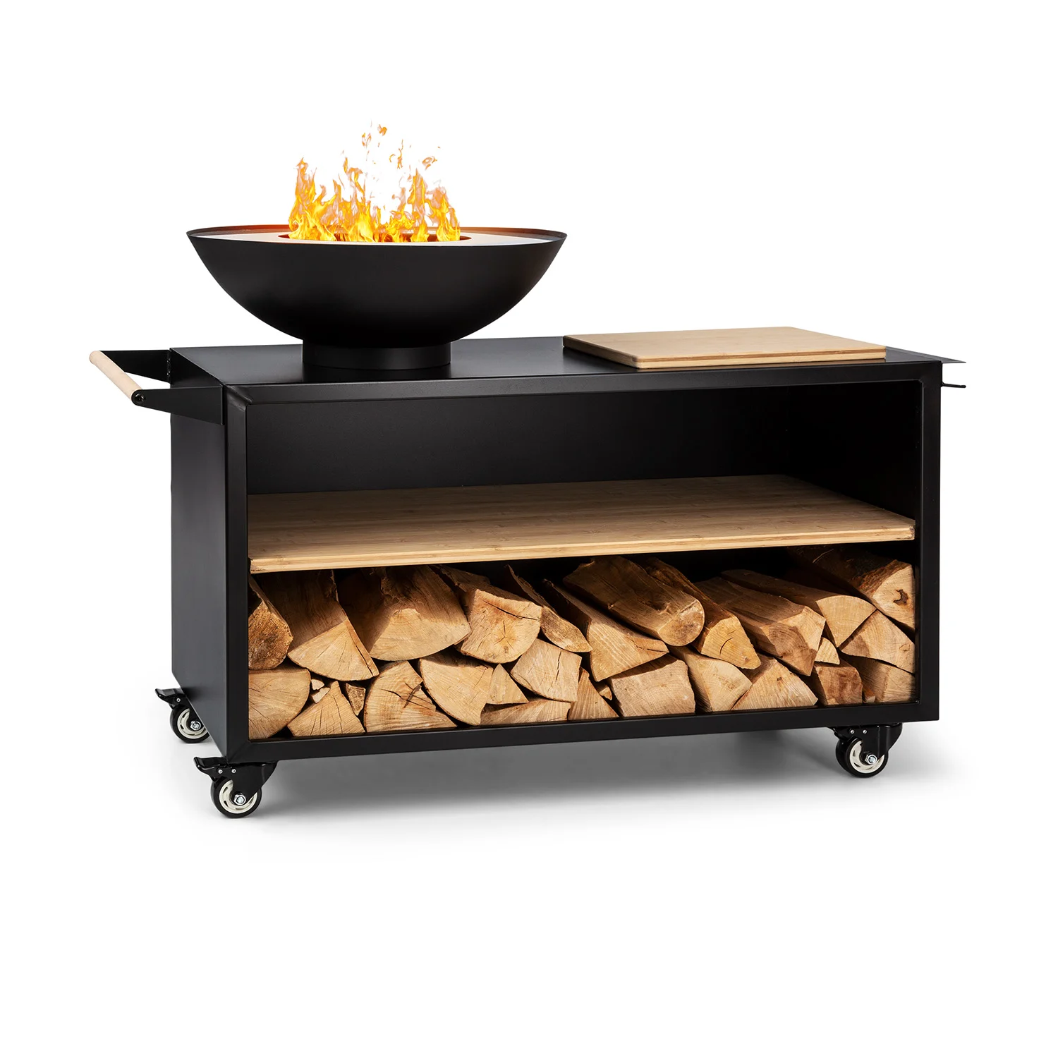 Savage 2.0 128cm In piedi Braciere da giardino Nero