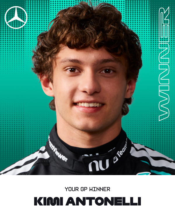 Kimi Antonelli - japan GP Winner 2026