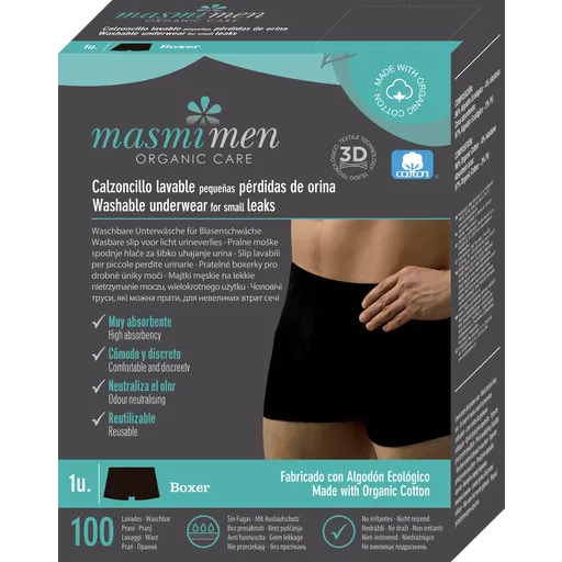 masmi Boxer da Uomo per Incontinenza 