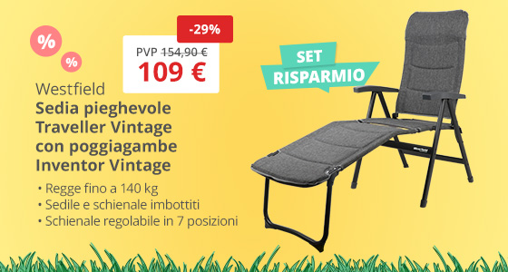 Klappstuhl Traveller Vintage Beinauflage Set Inventor