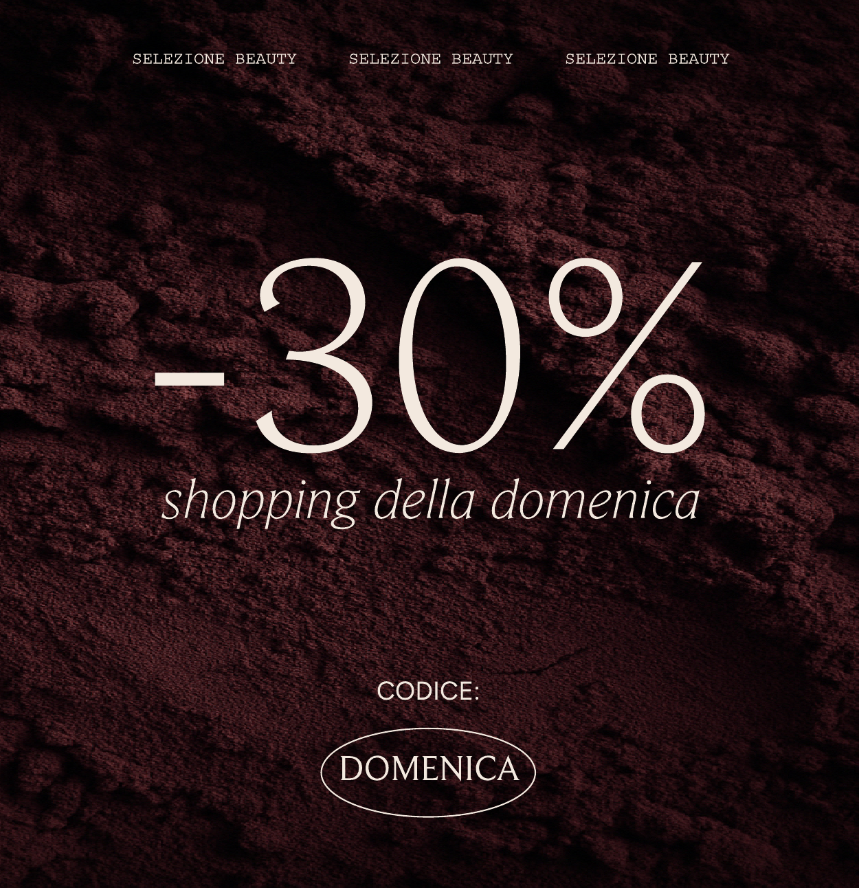 30 DI SCONTO