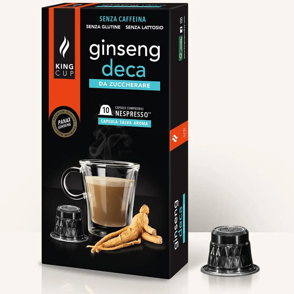 Image of Ginseng Deca da zuccherare - Capsule Nespresso®*