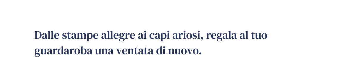 Fresh twist to your wardrobe