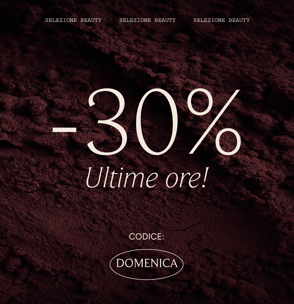 30 DI SCONTO