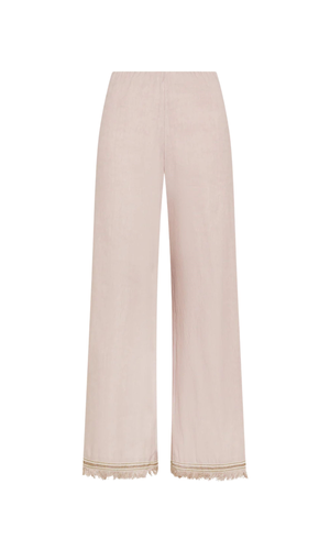 Stretch linen trousers