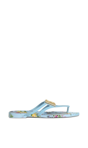 DG Logo thong sandals