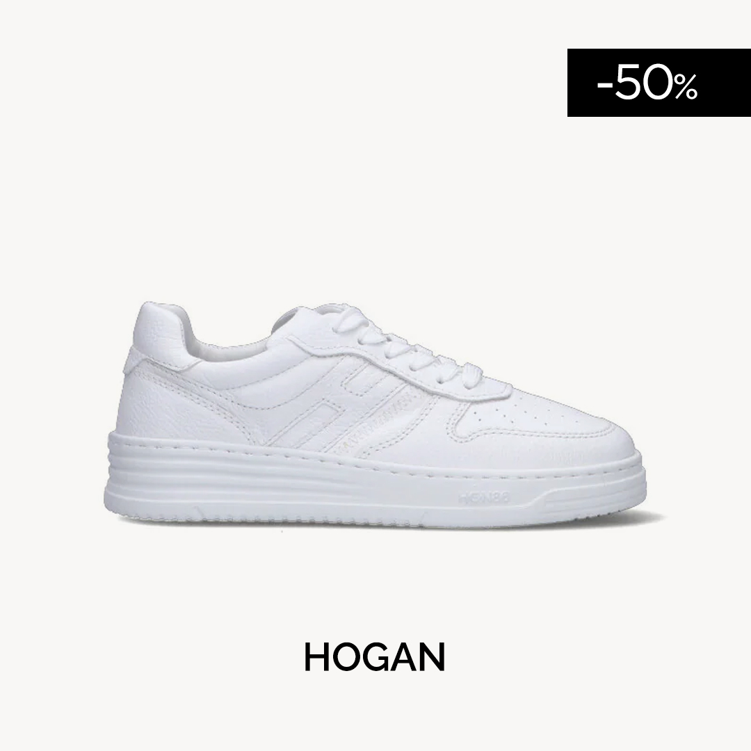 HOGAN Sneaker donna bianca in pelle