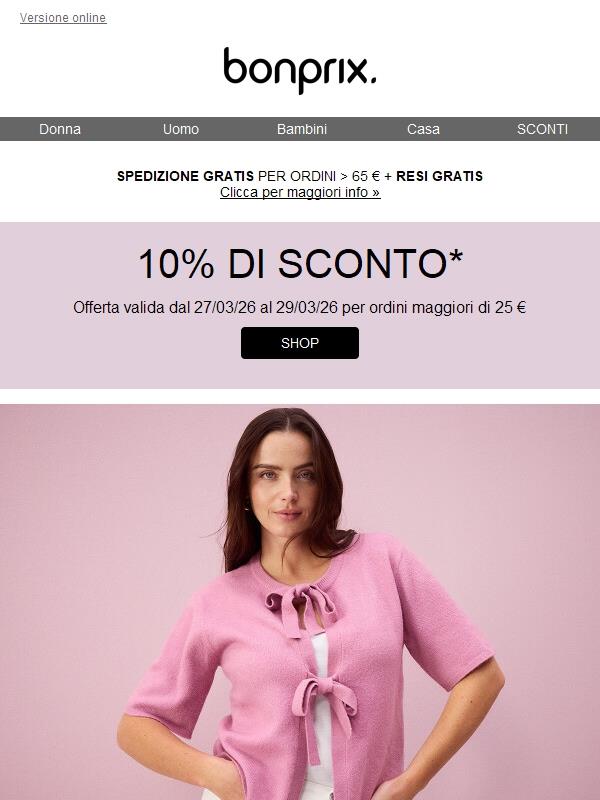 Scade oggi: 10% di sconto!