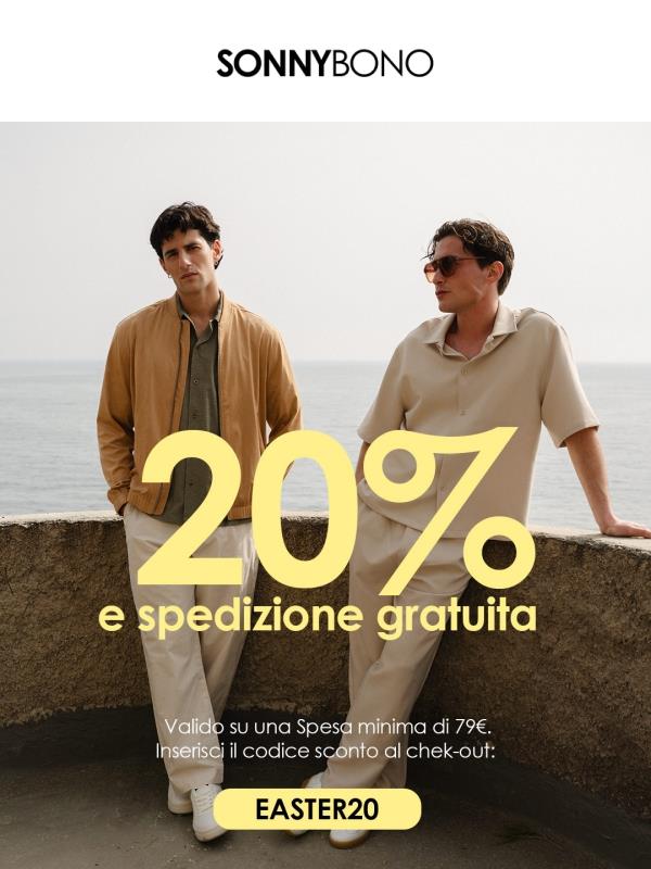 -20% di sconto per te 👀