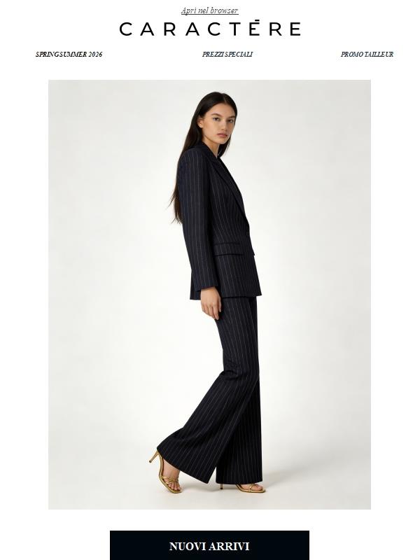 I nuovi tailleur sono arrivati!